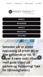 Mobile Screenshot of proffparkett.no
